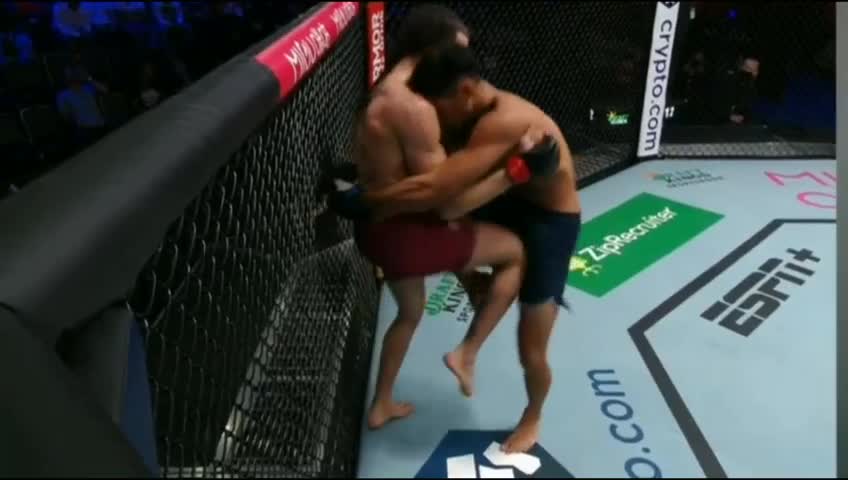 Video - Video: Võ sĩ MMA xoay 180 độ, tung cú đá cầu vồng hạ knock- out đối thủ